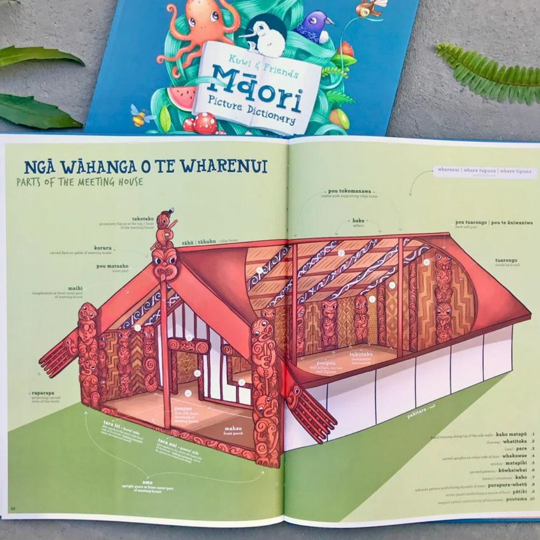 Kuwi & Friends Māori Picture Dictionary