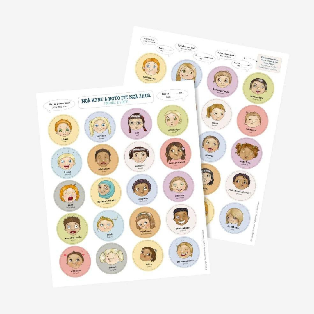 Kuwi and Friends Emotions Magnets