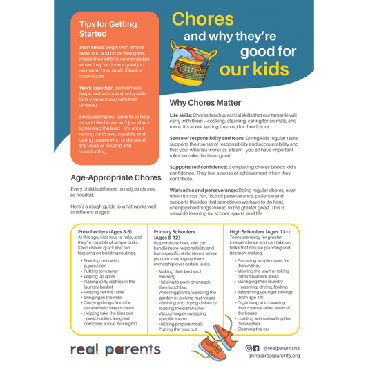 Chores and Why They’re Good For Our Kids