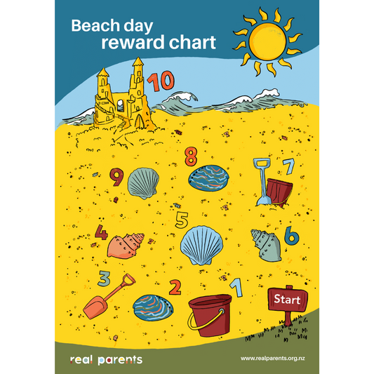 Reward chart - Beach Day Adventure