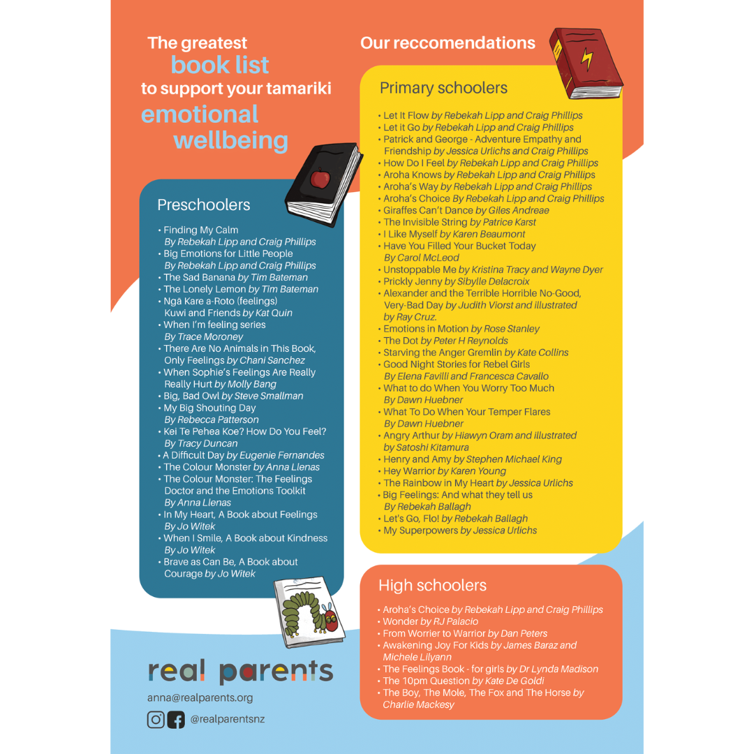 The Greatest Book List To Support Your Tamariki Emotional Wellbeing
