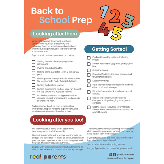 Back to School Prep