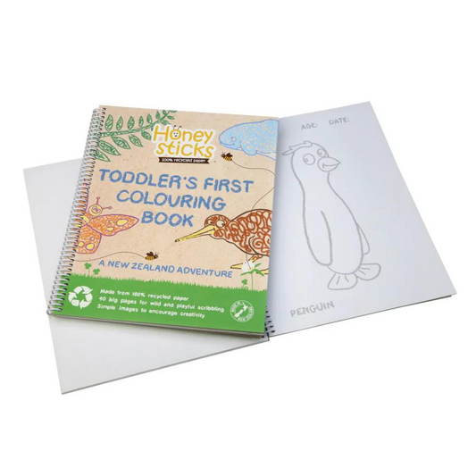 Honeysticks Toddlers First Colouring Book - A Kiwi Adventure