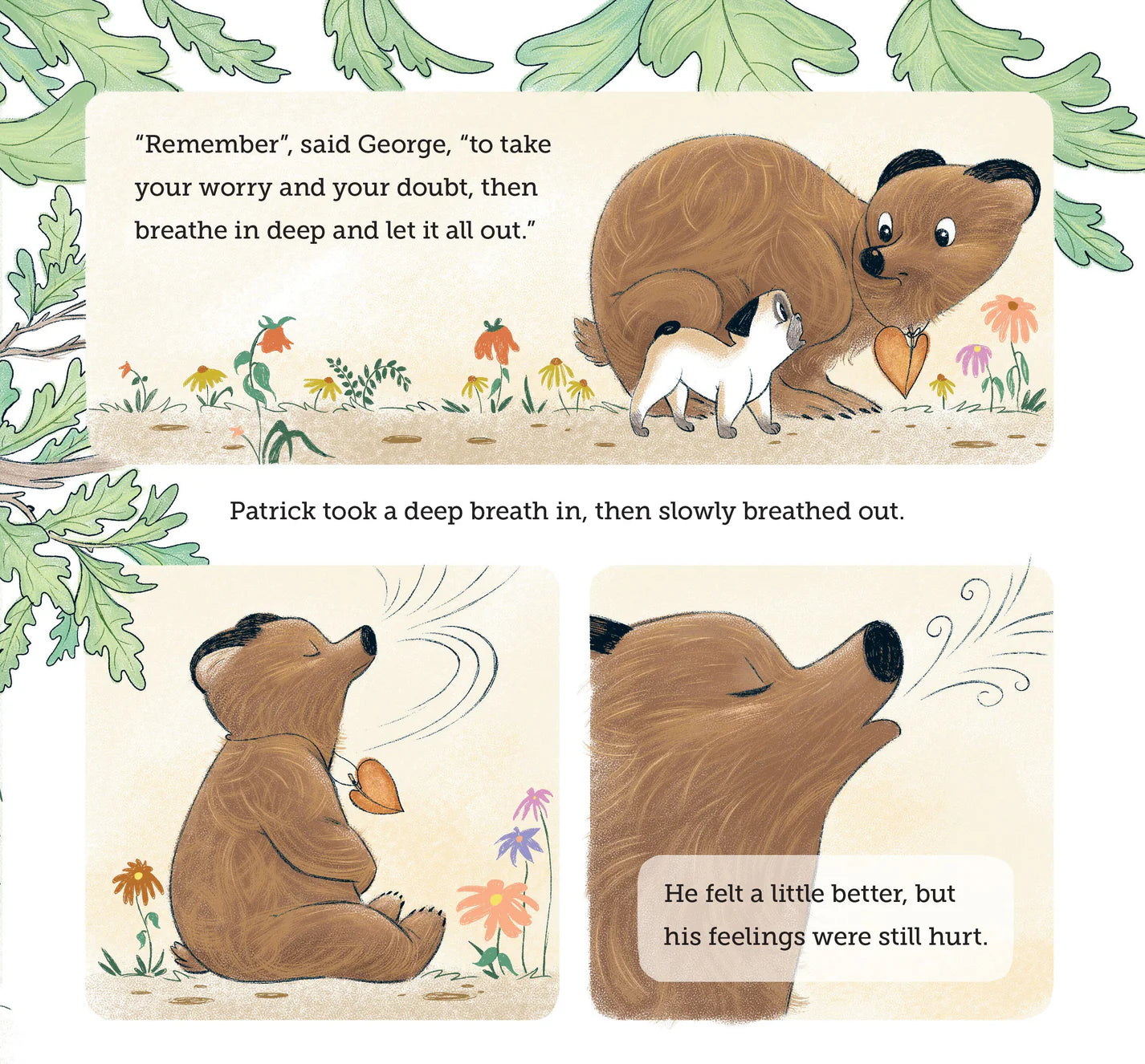 Patrick and George - A bully, a bear, and a change of heart!
