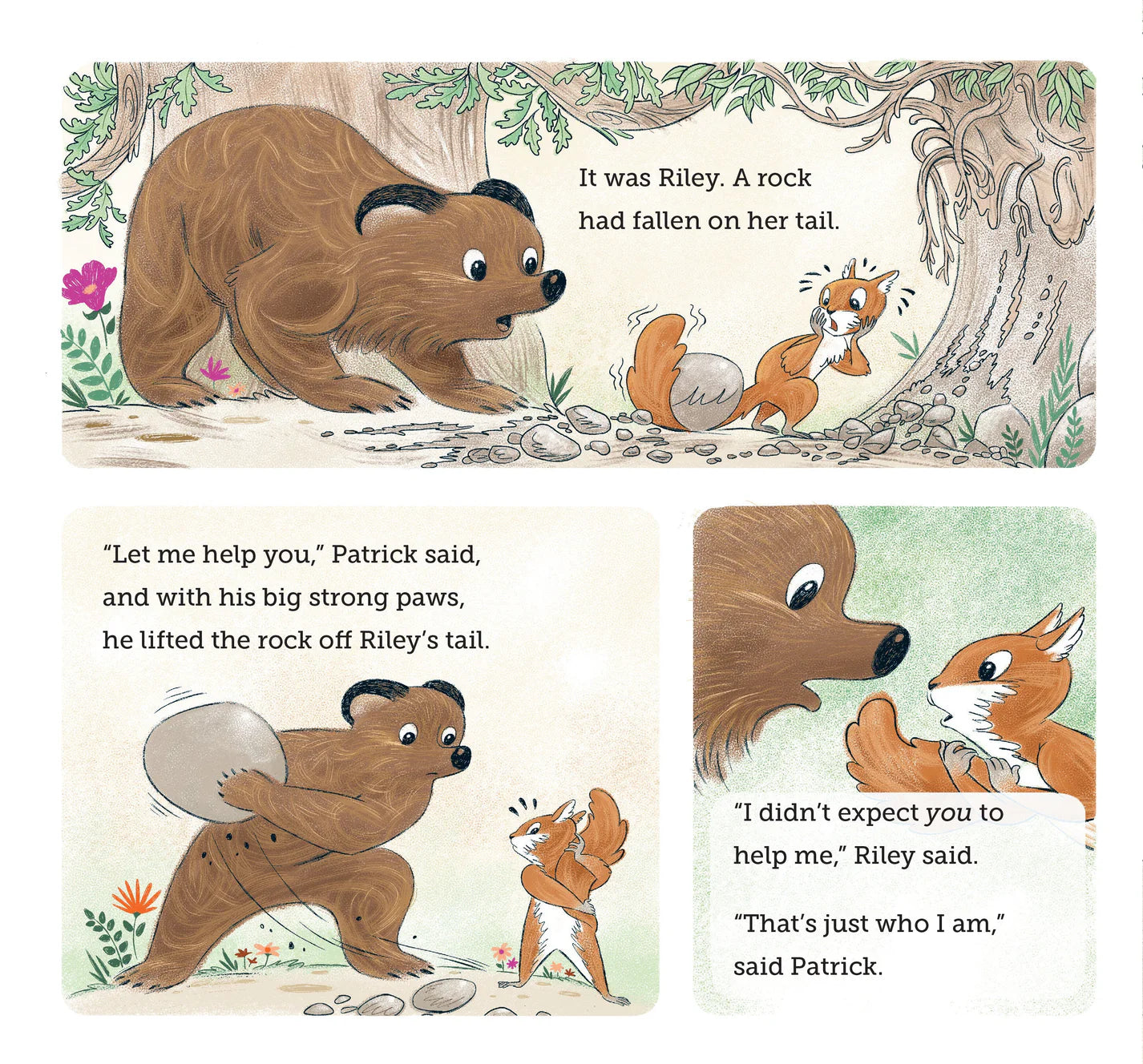Patrick and George - A bully, a bear, and a change of heart!