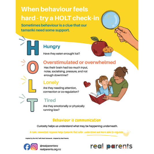 When behaviour feels hard - try a HOLT check in