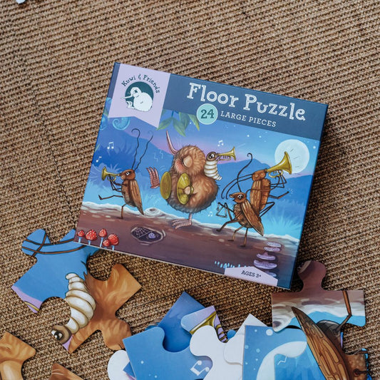 Kuwi the Kiwi - Kuwi's Huhu Harmony Floor Puzzle