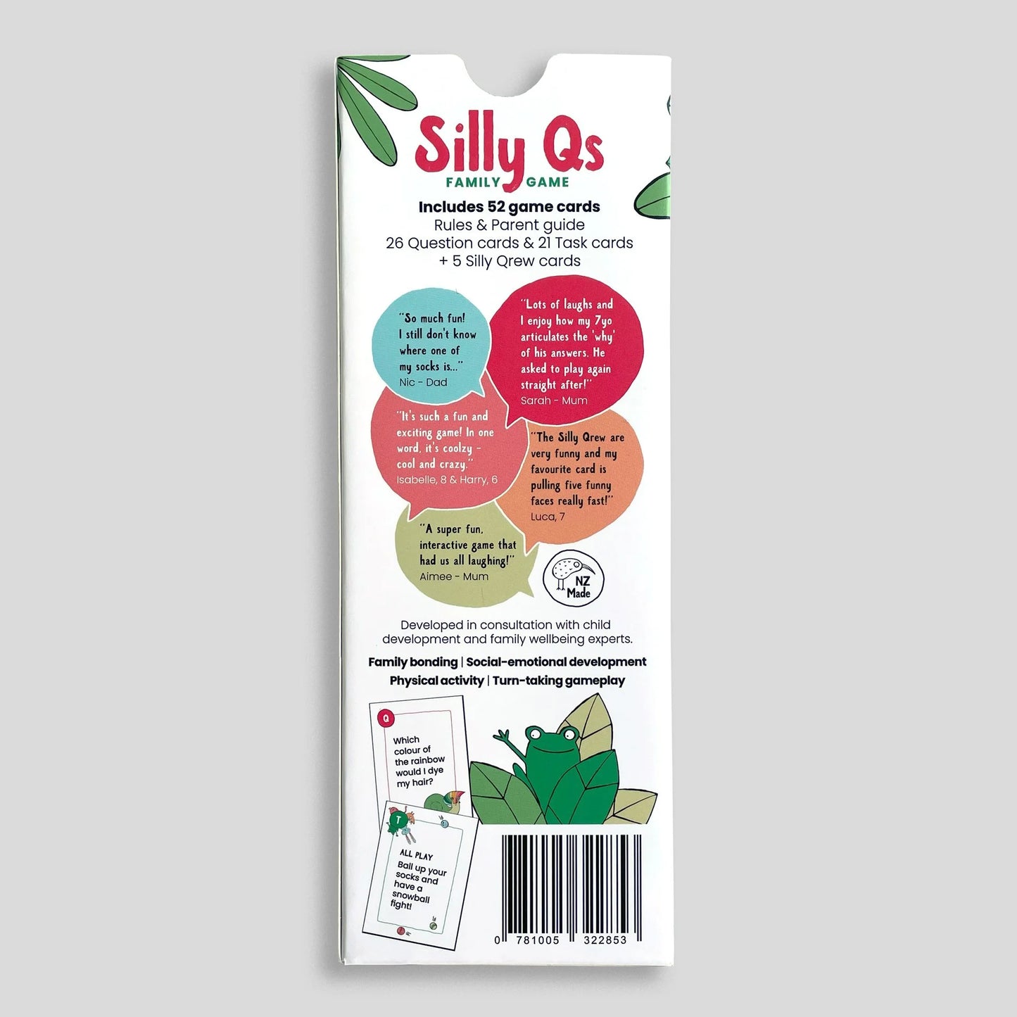 Silly Qs - Whānau Game